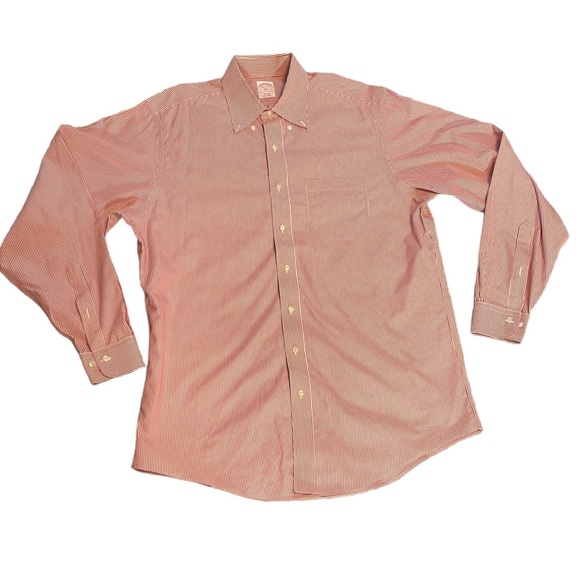 Brooks Brothers 346 Button up Size 16.5-6/7 All Cotton - Picture 1 of 2